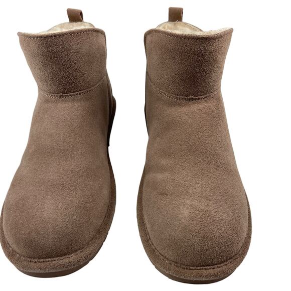 Bearpaw Annabelle Taupe Suede Leather Winter Boots Women's Size 9 - Picture 3 of 8
